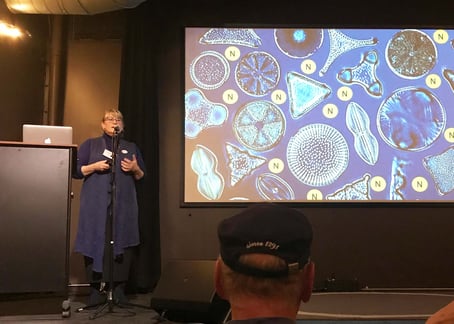 Deborah Bronk Bigelow Laboratory speaking about Climate Change